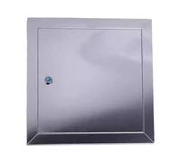 Pannello for porta di accesso durevole in acciaio inossidabile da 1 pezzo con foro for chiave | Sportello di ispezione impermeabile for utilizzo in più scenari(16x22in)