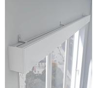 Pannello for Tenda Senza Binari, Manto Decorativo, Montaggio A Soffitto O A Parete, Lunghezza Personalizzabile for Tende A Rullo, Veneziane, Tende ECC.(F,1.8m (5.9ft))