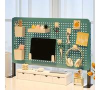 Pannello forato da scrivania con pannello per la privacy, 60 x 40 cm, per casa, ufficio e spazio di lavoro, soluzione efficiente per scrivania