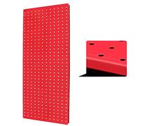 Pannello forato in metallo per garage, montaggio a parete, con mensola, per casa, ufficio, capanno, garage, officina, sistema di archiviazione fai da te, per strumenti artigianali, spessore 1 mm (88 x