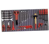 PANNELLO FORATO PORTAUTENSILI cm. 98x46 con 52 ganci