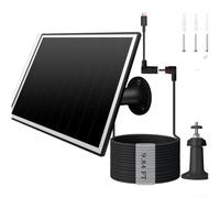 Pannello Fotovoltaico 6W con Cavo Esterno Pannello Fotovoltaico(6W - Black - DC3.5)