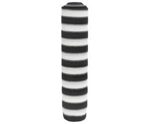 Pannello frangivista laterale per balcone, terrazza e giardino, 1,8 x 10 m, HDPE 195 g/m², colore: antracite e bianco