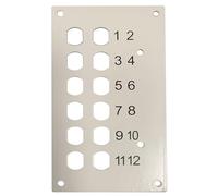 Pannello Frontale 12 Connessioni ST-Simplex per Box Ottico