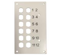 Pannello Frontale 12 Connessioni ST-Simplex per Box Ottico