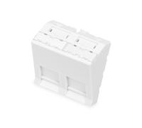 Pannello Frontale 2 Porte 45 X 45 Mm Angolato Per Telaio Dn-93802-5-Sh