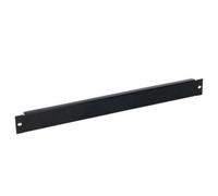 Pannello frontale cieco Phasak 19" 1U nero metalizzato gestione cavi