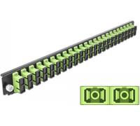 Pannello frontale della scatola di giunzione da 19" Delock 24 porte SC duplex verde lime NEW