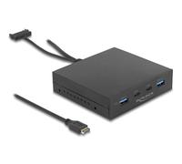 Pannello frontale DeLOCK 3,5? USB 3.2 Gen 2, 2 x USB Tipo-C + 2 x USB Tipo-A - Nouvo