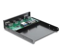 Pannello frontale Delock con 2 USB Type-C e 2 USB Type-A 10 Gbps