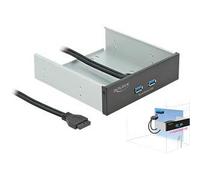 Pannello frontale DeLOCK da 5,25 con 2 porte USB 5 Gbps Type-A - Nouvo