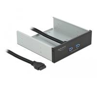 Pannello frontale DeLOCK da 5,25 con 2 porte USB 5 Gbps Type-A - Nouvo
