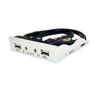 Pannello frontale hub pin a USB 2.0 con cavo audio, per desktop Interfaccia