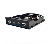 Pannello frontale hub pin a USB 2.0 con cavo audio, per desktop Interfaccia