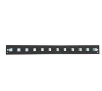 Oem Pannello Frontale per Cassetto Ottico 1U 12 LC Duplex OM3 Nero