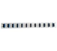 Pannello Frontale Ottico 1U 12 SC Duplex/LC OS2 Grigio - OEM I-CASE FOG-12SCDS