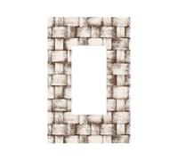 Pannello frontale per interruttore della luce a intreccio stretto su pannello frontale per interruttore della luce, 1 banda, decorazione per casa, cucina, camera da letto, bagno