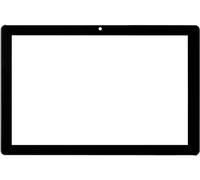 Pannello frontale touch screen in vetro copriobiettivo di ricambio compatibile con BLU M10L Pro M0214UU 2022 10,1 pollici (nero)