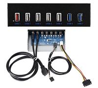 Pannello Frontale 'unità Ottica USB3.0 5,25 Pollici 7 Porta Hub 19pin a 2 Porta U3+4 U2 Carico Veloce PanelirtIn Panelopti