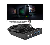 Pannello Frontale USB, 4 Porte Ad Alta Velocità, 2 Hub USB 3.0+2 USB 2.0, Connettore Pannello Frontale 19PIN/9Pin da 3,5 Pollici