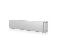 Ubiquiti UniFi Silver 2U Rack Mount Blank OCD Panel for 19" Network Rack o Server Cabinet (UACC-Rack-Panel-Blank-2U)