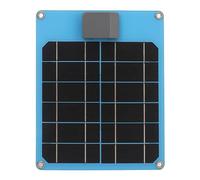 Pannello Generatore di Energia Solare, Pannello Caricabatteria Solare Portatile Resistente Alle Intemperie 5 W 5 V Ad Alta Efficienza per Auto (BLUE)