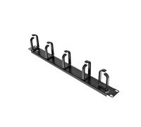 StarTech.com Pannello gestione cavi 1U 19" per rack con anelli guida in metallo