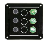 Pannello Ghost 3 interruttori luminosi