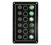 Pannello Ghost 6 interruttori luminosi