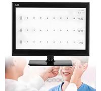 Pannello grafico di visione dello schermo, test di acuità visiva a LED, tester LCD oftalmico, per clinica e montaggio di occhiali