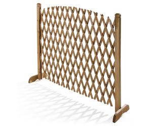 Pannello Griglia Flexy grigliato in legno estensibile 150 - altezza 103 e 150cm