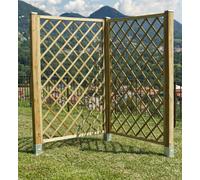 Pannello grigliato in legno di pino GRIGLIATO PLUS cm. 90x180 h