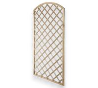 Pannello grigliato in legno impregnato con cornice ad arco cm 90x180h