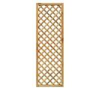 Pannello Grigliato per Rampicanti 40x180 cm in Legno di Pino Naturale