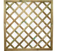 PANNELLO GRIGLIATO "QUADRO" IN LEGNO IMPREGNATO 90x90H cm.