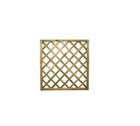 PANNELLO GRIGLIATO QUADRO IN LEGNO IMPREGNATO CM. 90X90 ARREDO GIARDINO PZ. 2