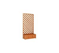 Pannello grigliato 'rettangolare' con fioriera cm 90x40x180h