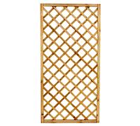 Pannello grigliato rettangolare in legno di pino cm 90x180 per terrazzo giardino