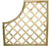 PANNELLO GRIGLIATO "SAGOMATO PICCOLO" IN LEGNO IMPREGNATO 90x90H cm