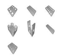Pannello Guida DIN per Automazione PLC Supporto Interruttori Pulsanti Wago