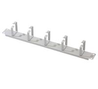 Pannello Guidacavi Con Anelli Per Armadi Rack 19 1U Grigio