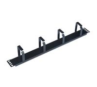 PANNELLO GUIDACAVI ORIZZONTALE STANDARD 19" DA 1 UNITA | NERO RAL9005 WP RACK