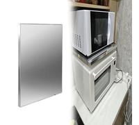 pannello ignifugo per cucina Larghezza 20 40 60 CM Scudo termico per cappa per camino, Pannello isolante per frigorifero Acciaio inossidabile 304, Pannello(W 60 CM L 120 CM)