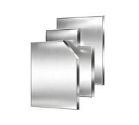 Pannello In Acciaio Inox Resistente Al Calore Per Lato Frigorifero E Piano | Pannello magnetico di protezione termica per caminetti ed elettrodomestici da cucina(Magnetic mount,30x60cm)