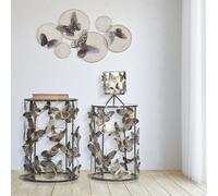 Pannello decorativo 3D in metallo con dei BUTTERFLY DARK, in 3D sono il nuovo trend Dimensioni 66x5x h 38 cm per decorare le tue pareti multicolor