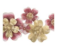 Mauro Ferretti Pannello decorativo 3D fiori in metallo multicolore cm 91,4x6,4x50,8 - 0323820000