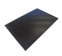 pannello in fibra di carbonio, Foglio laminato in fibra di carbonio opaco twill 3K nero 400x400mm spessore 6-20mm(7mm*400mm*400mm)