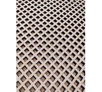 Pannello in MDF con motivo a diamante, stile Nevada, 550 mm x 300 mm x 6 mm, taglio laser, MDF grezzo non primato