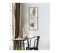 Pannello in metallo dal design che richiama la natura PLAM -A, in 3D sono il nuovo trend Dimensioni 28x3,5x h 74 cm per decorare le tue pareti multicolor