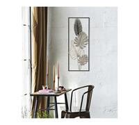 Pannello in metallo dal design che richiama la natura PLAM -A, in 3D sono il nuovo trend Dimensioni 28x3,5x h 74 cm per decorare le tue pareti multicolor